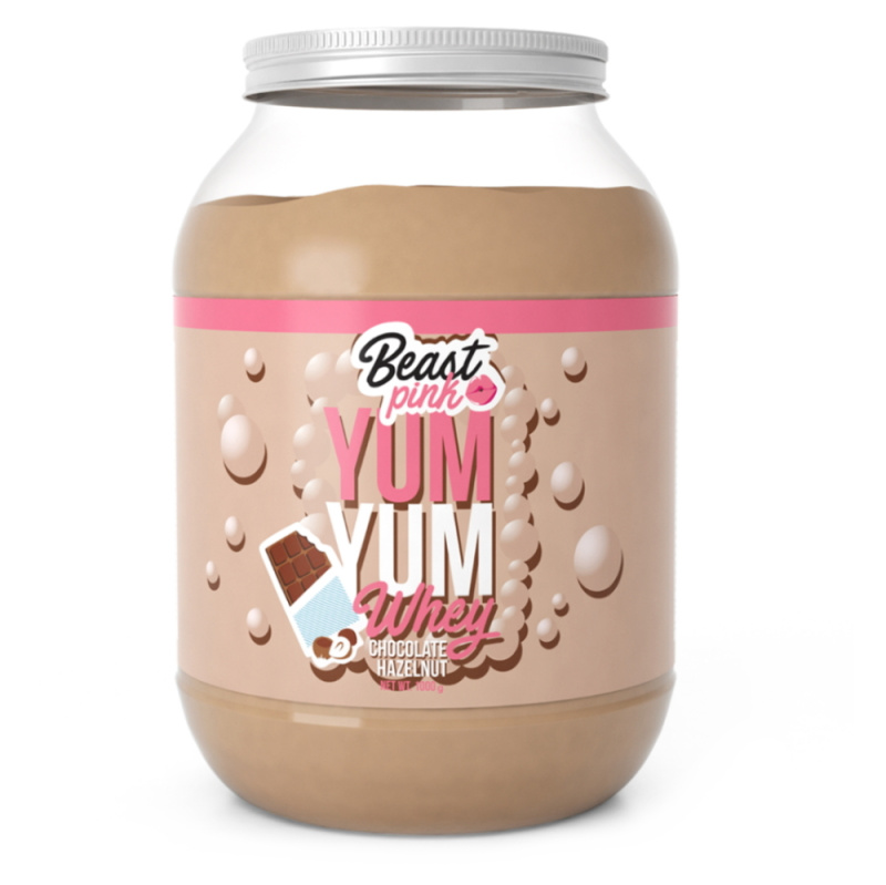 BeastPink Protein Yum Yum Whey 1000 g - čokoláda/lískový oříšek