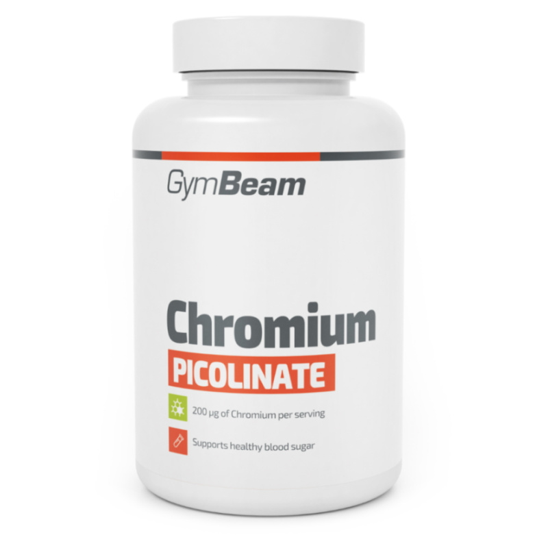 GymBeam Chrom pikolinát, 120 tab.