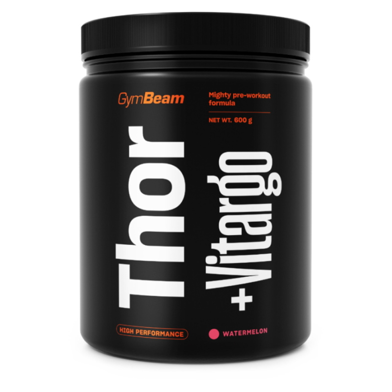 GymBeam Předtréninkový stimulant Thor Fuel + Vitargo 600 g - vodní meloun