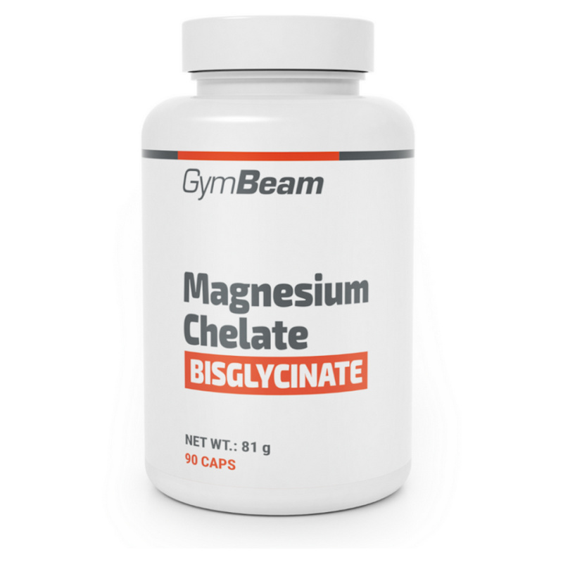 GymBeam Hořčík chelát (bisglycinát) 90 kapslí