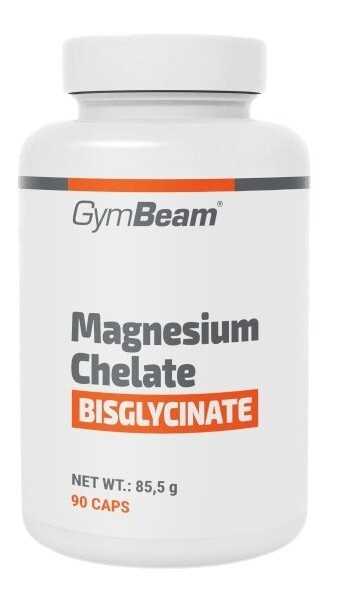 GymBeam Hořčík chelát (bisglycinát) 90 kapslí