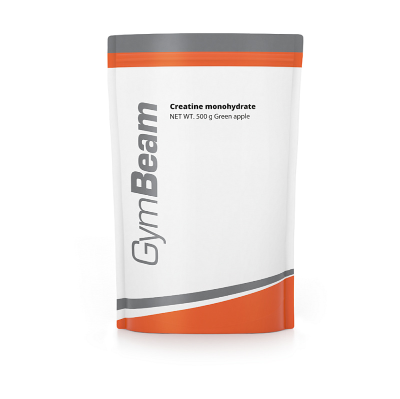 GymBeam 100% Kreatin monohydrát 500 g - zelené jablko