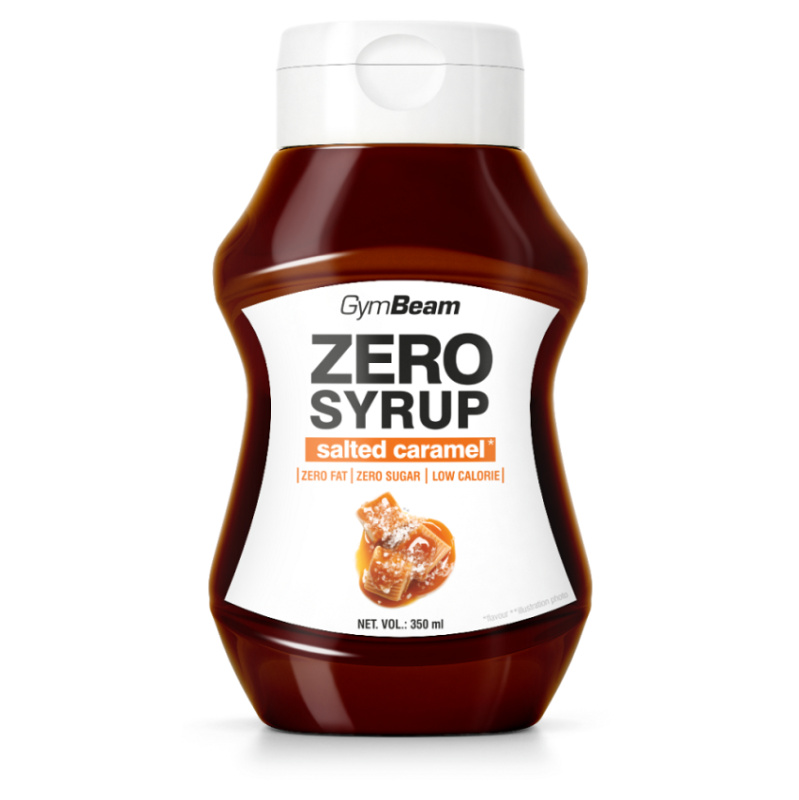GymBeam Zero Syrup 350 ml - slaný karamel