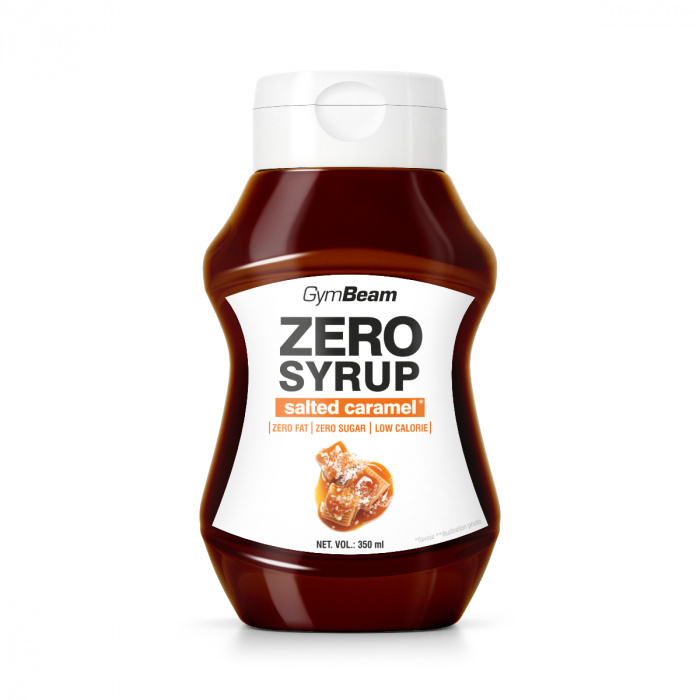 GymBeam Zero Syrup 350 ml - slaný karamel