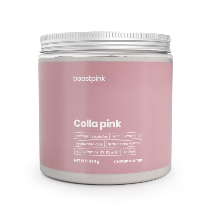 BeastPink Colla Pink 240 g - mango/ pomeranč