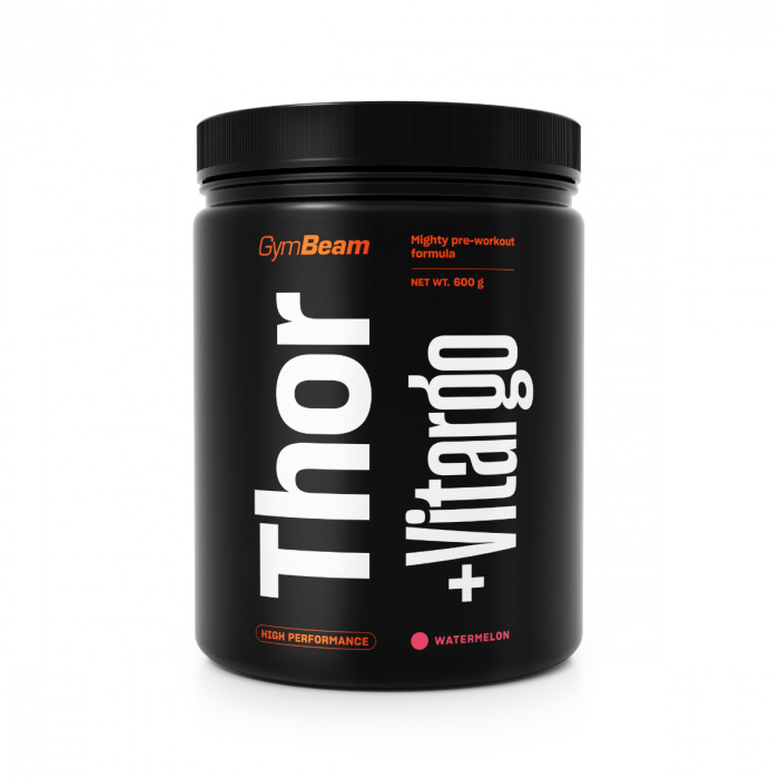 GymBeam Předtréninkový stimulant Thor Fuel + Vitargo 600 g - mango/marakuja
