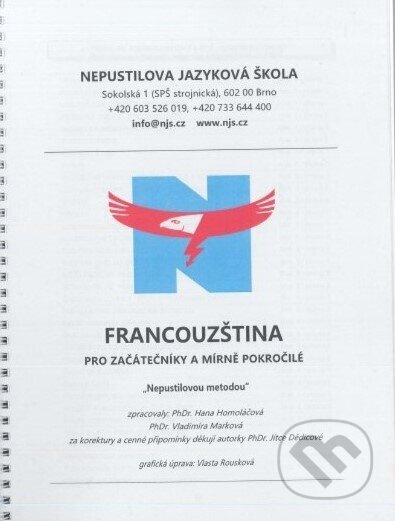 Francouzština - Nepustilova metoda (pro začátečníky a mírně pokročilé) - kniha z kategorie Jazykové učebnice a slovníky