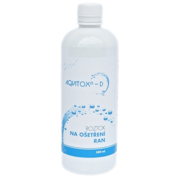 AQVITOX D roztok na ošetření ran 500ml