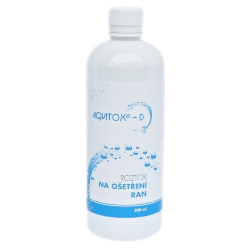 AQVITOX D roztok na ošetření ran 500ml