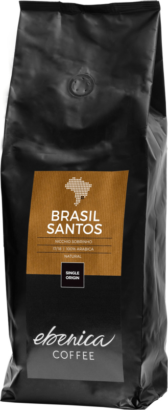 Brasil Santos (zrnková káva, 1000 g)
