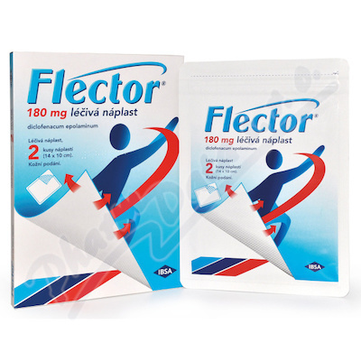 FLECTOR 180 mg Léčivá náplast 2 kusy