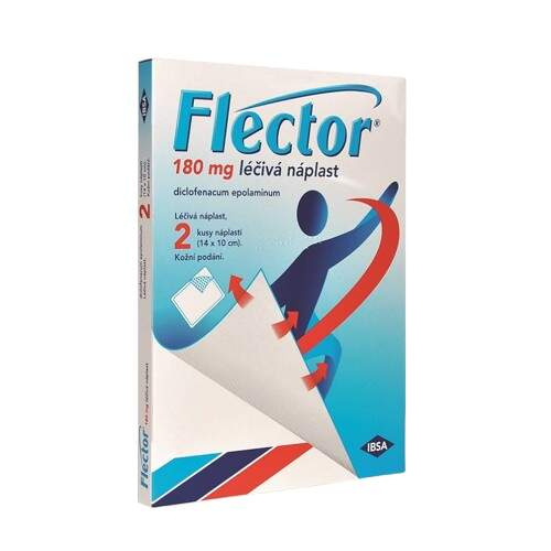 FLECTOR 180 mg Léčivá náplast 2 kusy