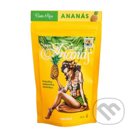Sušený ananás Esmeralda (225g krúžky) - Costa Rica