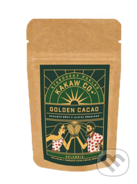 Golden Crunchy Cacao - kakaové bôby v zlatej čokoláde