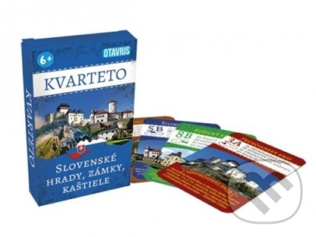 Kvarteto - Slovenské hrady, zámky, kaštiele - hra z kategorie Karty, pexeso
