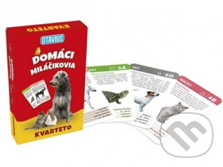 Kvarteto - domáci miláčikovia - hra z kategorie Karty, pexeso