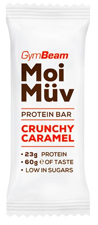 GymBeam Proteinová tyčinka MoiMüv 60 g - křupavý karamel