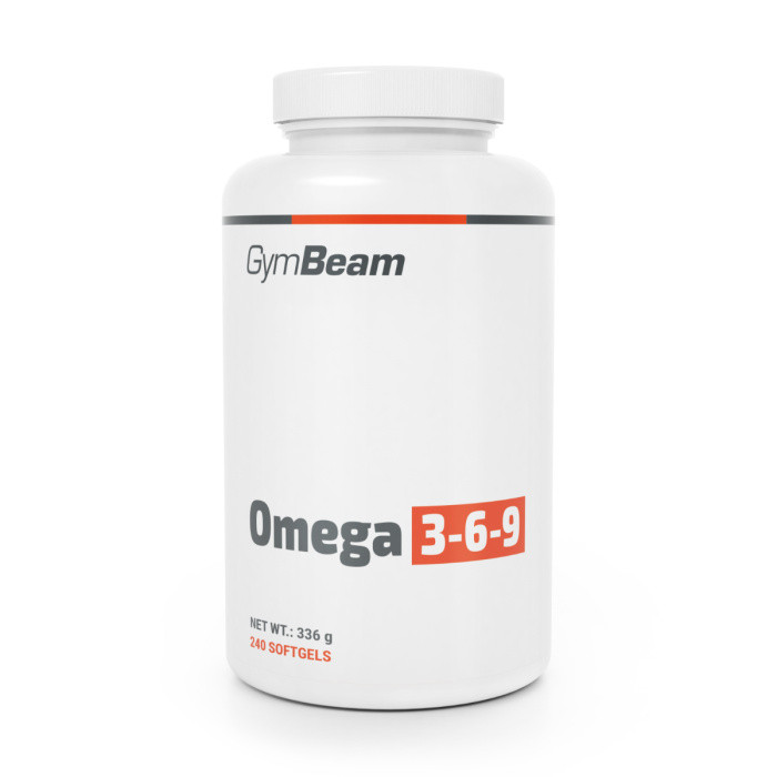 GymBeam Omega 3-6-9, 120 kaps. Příchuť: bez příchuti