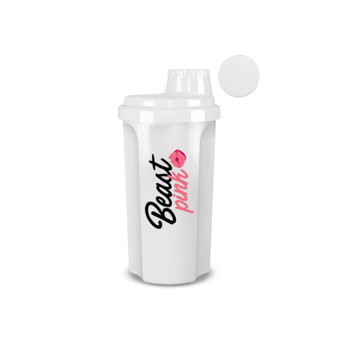 BeastPink Shaker sportovní šejkr barva White 700 ml