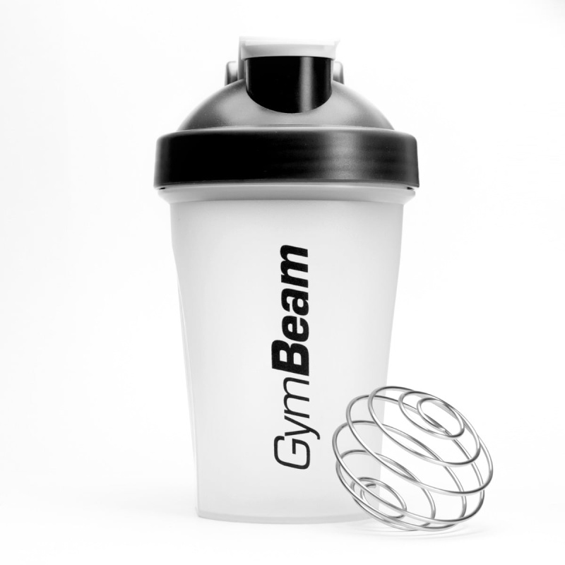 GymBeam Blend Bottle sportovní šejkr barva Transparent & Black 400 ml
