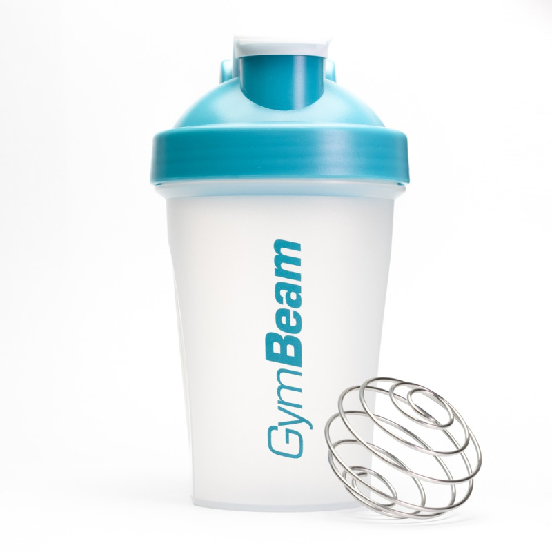 GymBeam Blend Bottle sportovní šejkr barva Transparent & Blue 400 ml