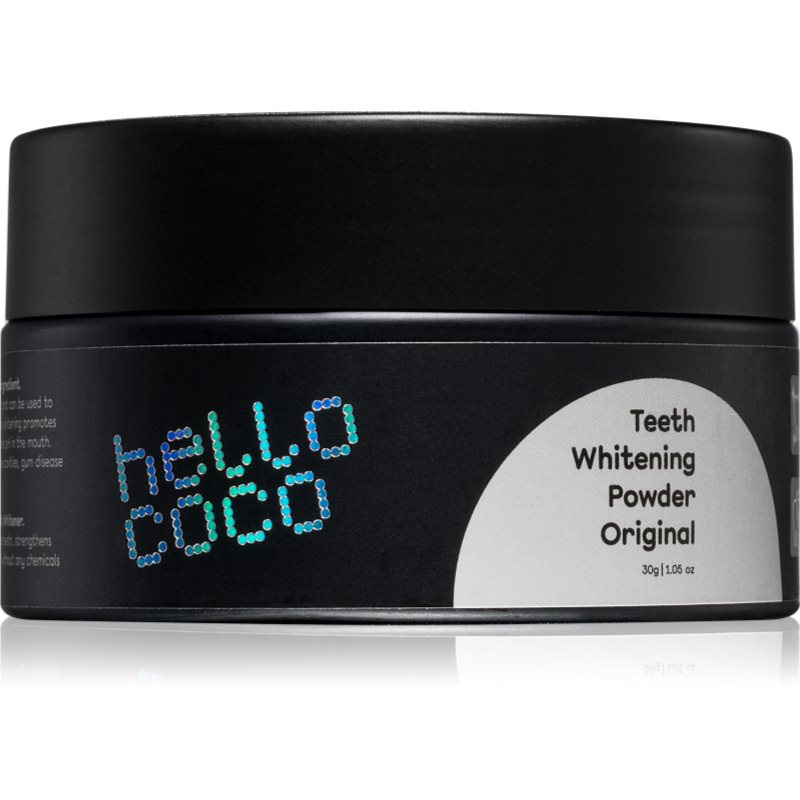 hello coco Aktivní uhlí pro bělení zubů Original, 30 g