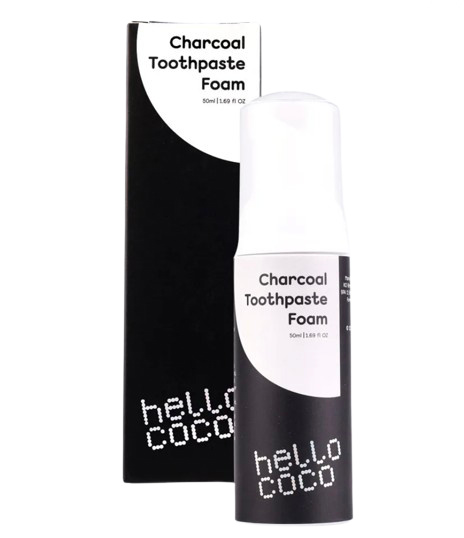 hello coco Pěnová zubní pasta Mint, 50 ml