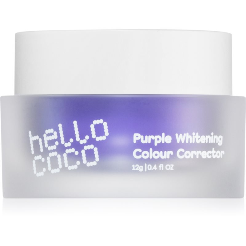 Hello Coco Purple Whitening Colour Corrector prášek na bělení a odstranění skvrn 12 g
