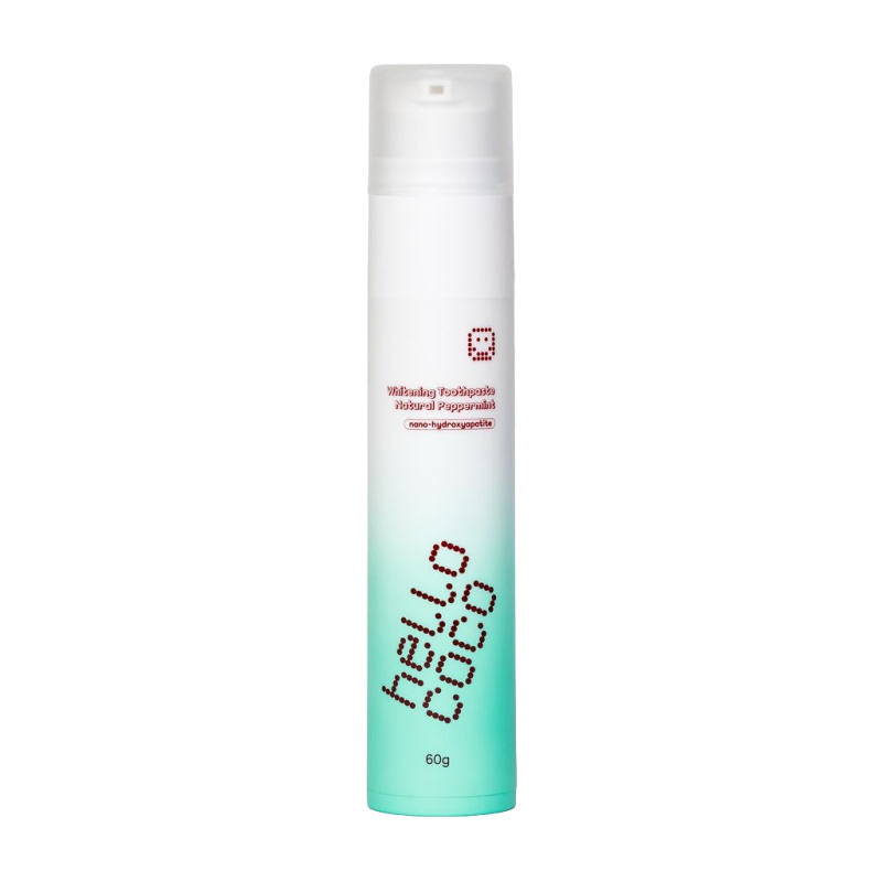 hello coco Toothpaste Peppermint bělicí zubní pasta 60 g