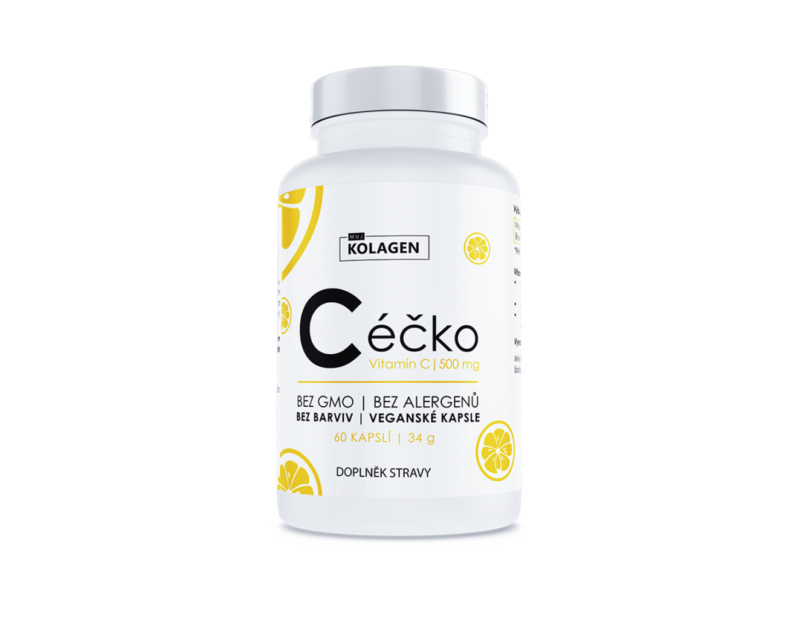 MujKolagen Céčko - Vitamín C 500mg, 60 kapslí