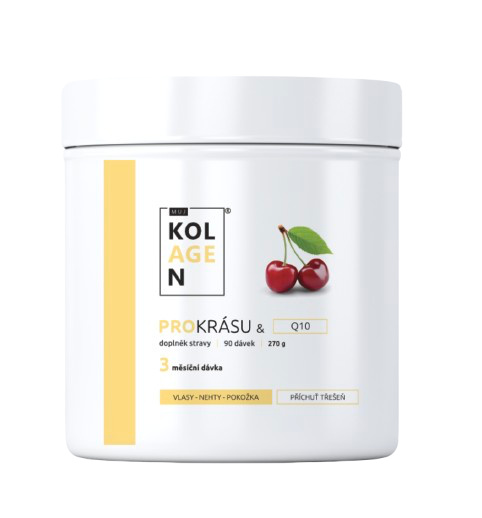 MujKolagen PROKRÁSU & Q10 – Třešeň, 222g