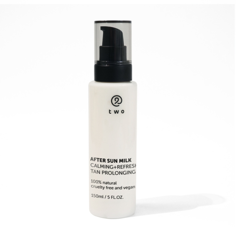 Twocosmetics Mléko po opalování s bambuckým máslem, panthenolem a aloe vera, 150 ml