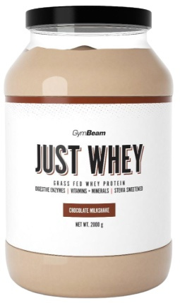 GymBeam Protein Just Whey 2000 g - čokoládový milkshake
