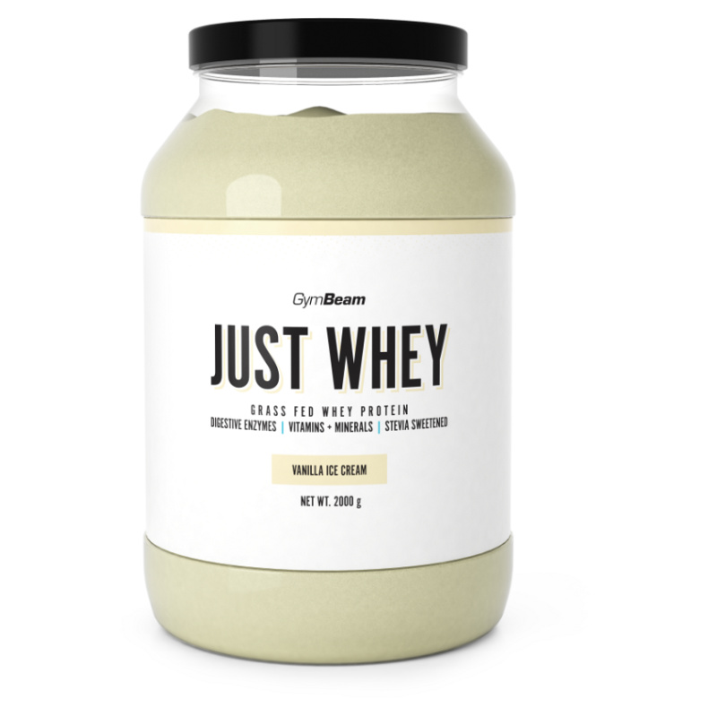 GymBeam Protein Just Whey 2000 g - vanilková zmzlina