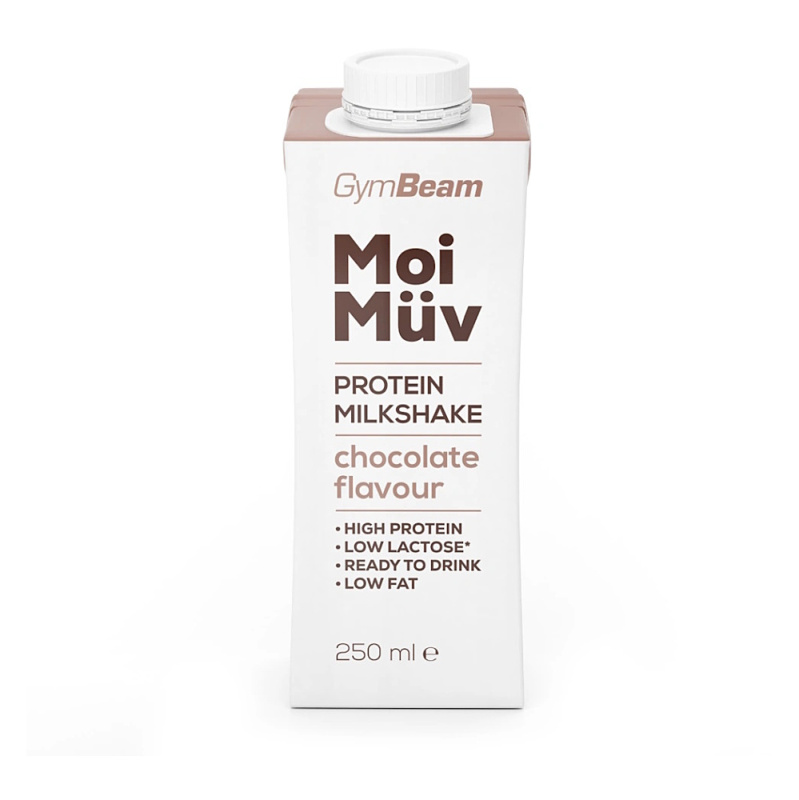 GymBeam MoiMüv Protein Milkshake 250 ml - čokoláda