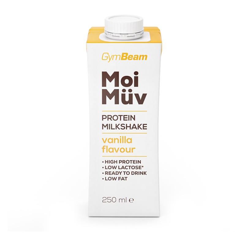 GymBeam MoiMüv Protein Milkshake, 250 ml Příchuť: Vanilka