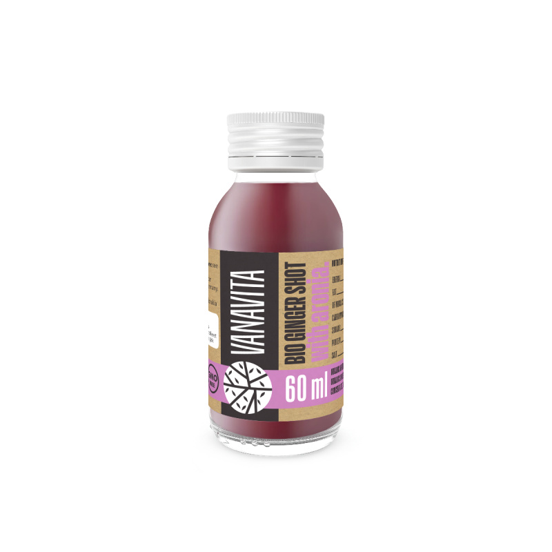 BIO Zázvorový shot s aronií - VanaVita