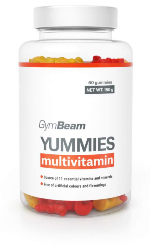 GYMBEAM Yummies multivitamín 60 tobolek