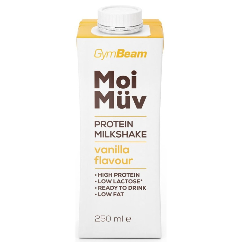GymBeam MoiMüv Protein Milkshake vanilka