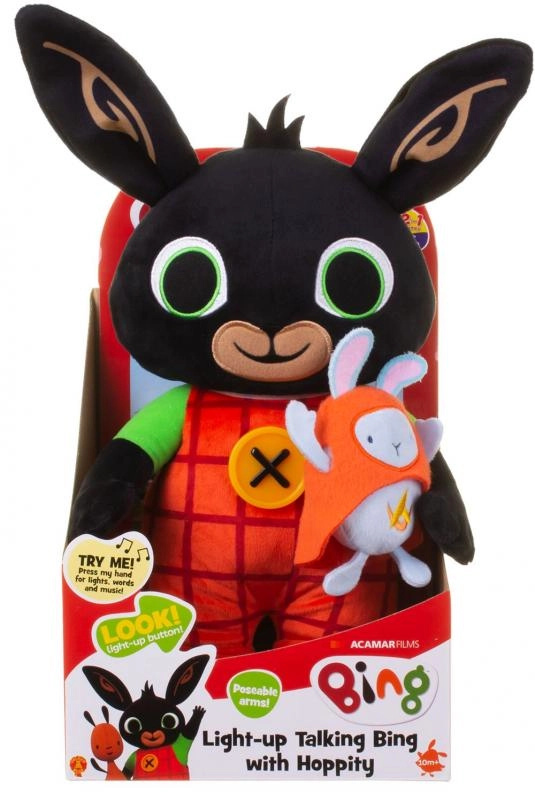 Plyšový Bing s Hoppity svítící a mluvící