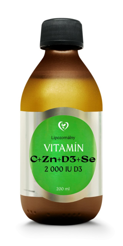 Zdravý Svet Liposomální Vitamín C + Zinek + D3, 200ml