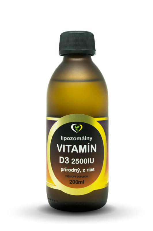 Zdravý Svet Liposomální Vitamín D3 2500UI z řas, 200ml