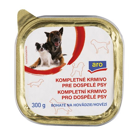 aro Alucup pro psy hovězí 300 g