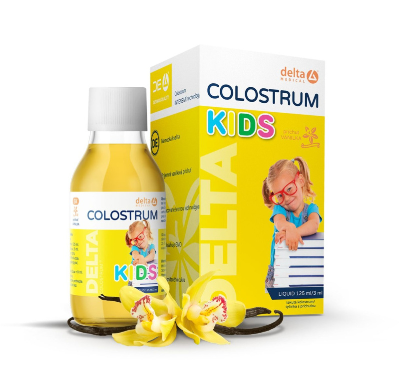 DELTA MEDICAL Colostrum kids sirup vanilka 125 ml