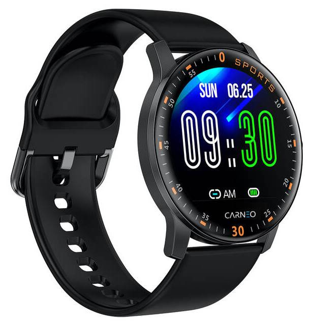 Chytré hodinky Carneo Gear+ platinum / 1,22" (3,1 cm) OLED displej / 240 x 240 px / Bluetooth 4.0 / černá Varianta: ivi1