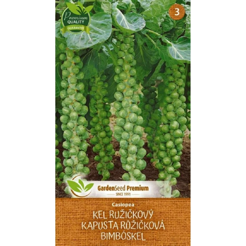 GardenSeed Premium Semínka Kapusta růžičková Casiopea 0,3 g