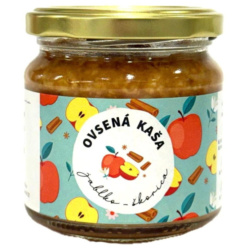 Kasha Ovesná kaše jablko a skořice