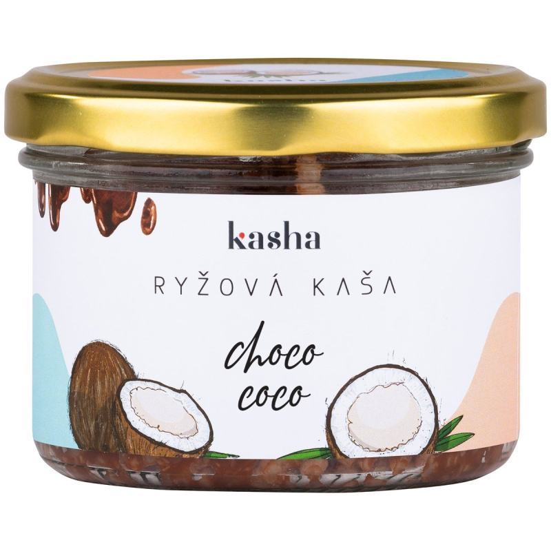 Kasha Choco coco rýžová kaše s kokosovým mlékem a kakaem