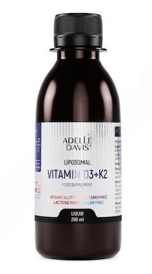 Adelle Davis Lipozomální vitamín D3-K2 200 ml