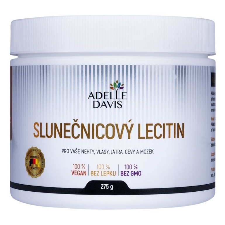 ADELLE DAVIS Slunečnicový lecitin práškový 275 g